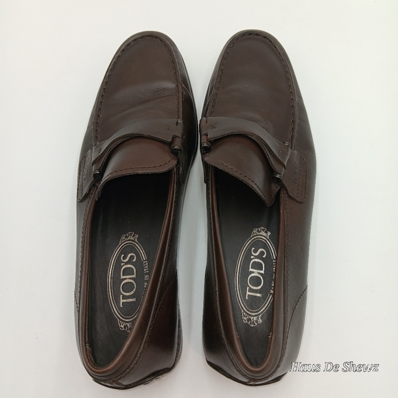 Tods Mens Brown Driving Moc size 7 main image 12